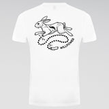 "Hare's Foot" Athleisure Shirt (White)