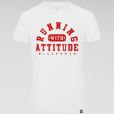 "Running With Attitude" Prime Athleisure Shirt (White)